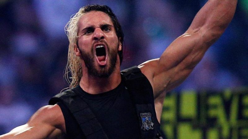 Shield Seth Rollins with the blonde streak